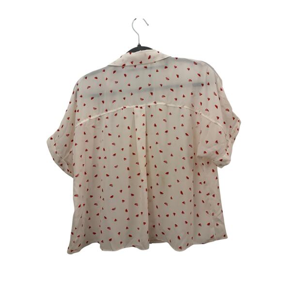 Abound Watermelon Button Up Shirt Novelty Print Size M - Picture 4 of 9